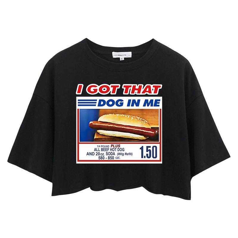 Tokyocanvas I Got That Dog In Me Crop Top