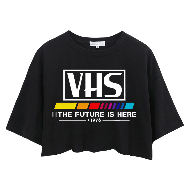 Tokyocanvas VHS 1976 Vintage Crop Top