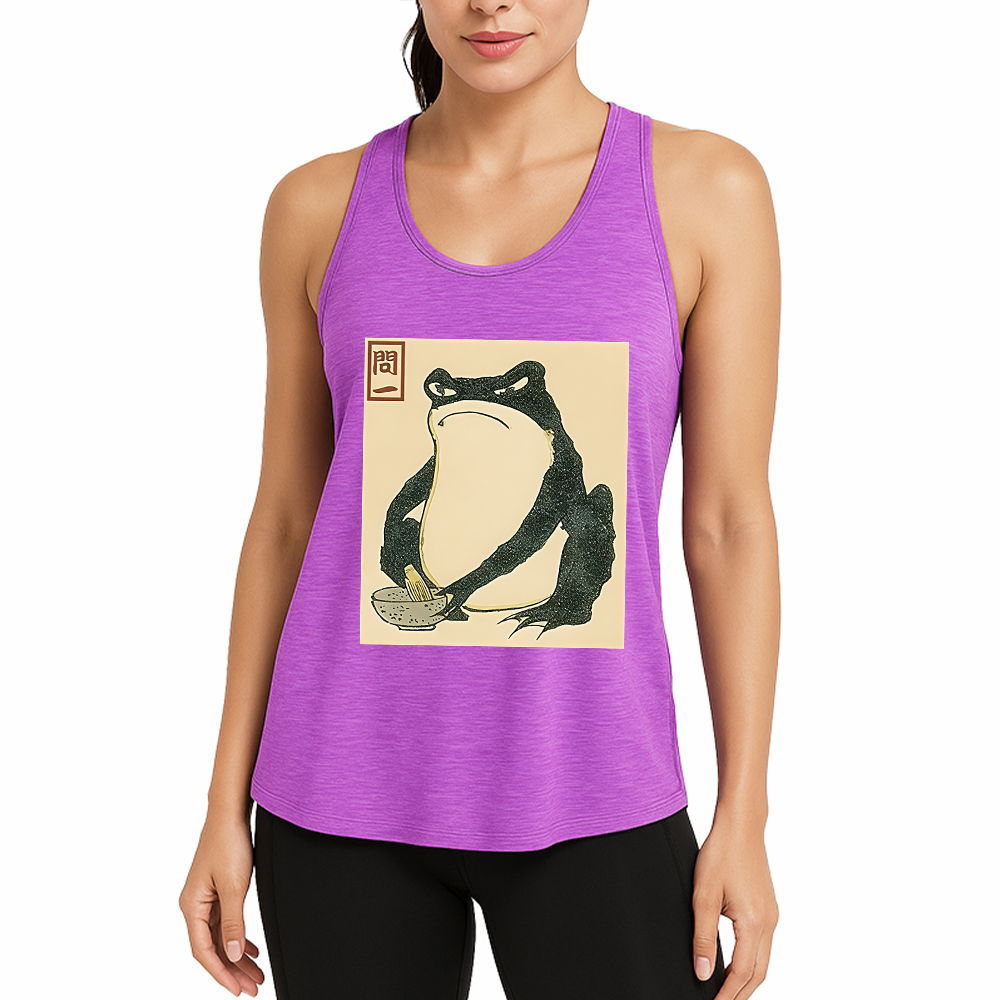 Tokyocanvas Matsumoto Hoji Japanese Frog Fitness Tank
