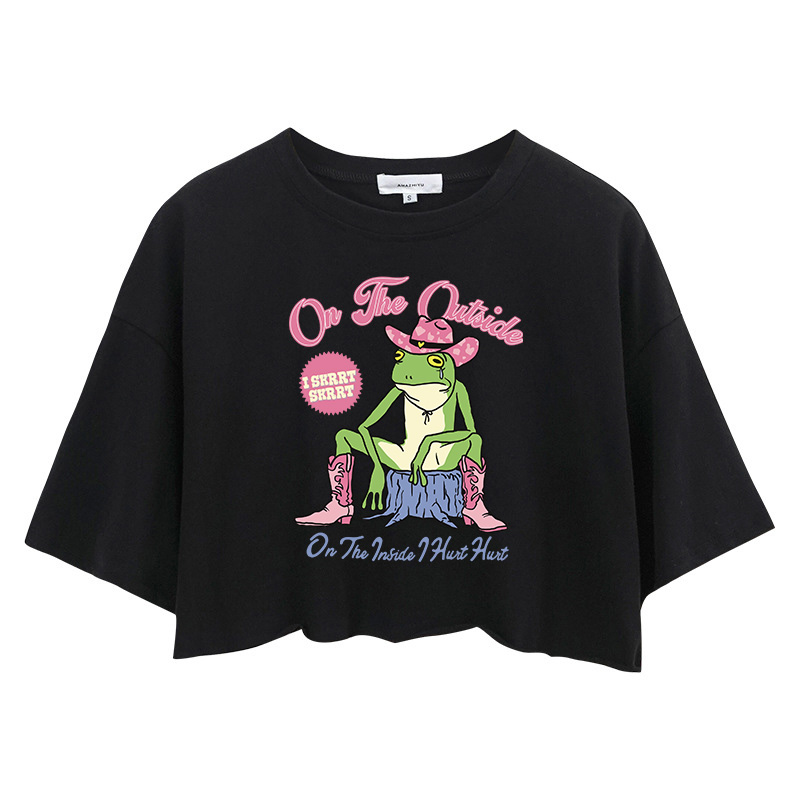 Tokyocanvas On the Outside Crop Top