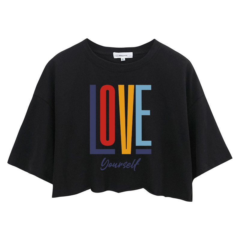 Tokyocanvas LOVE Yourself Crop Top