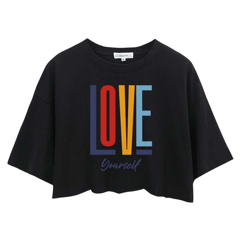 Tokyocanvas LOVE Yourself Crop Top