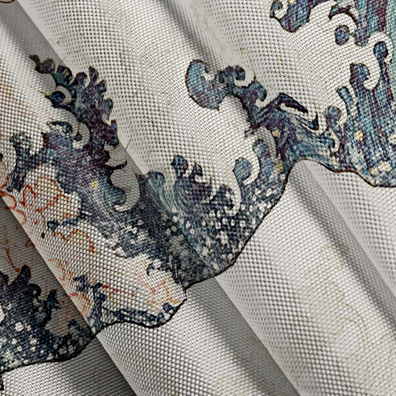 Tokyocanvas Cranes Dancing On The Waves Aloha Hawaiian Shirt