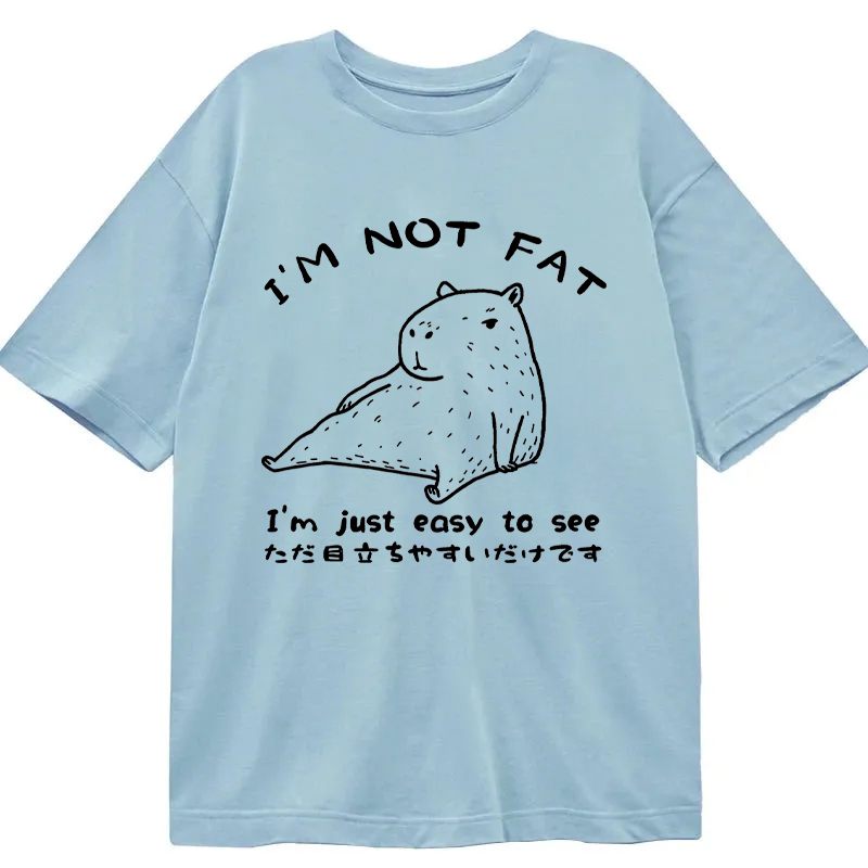 Tokyocanvas Capybara Fat Just Easy to See Classic T-Shirt