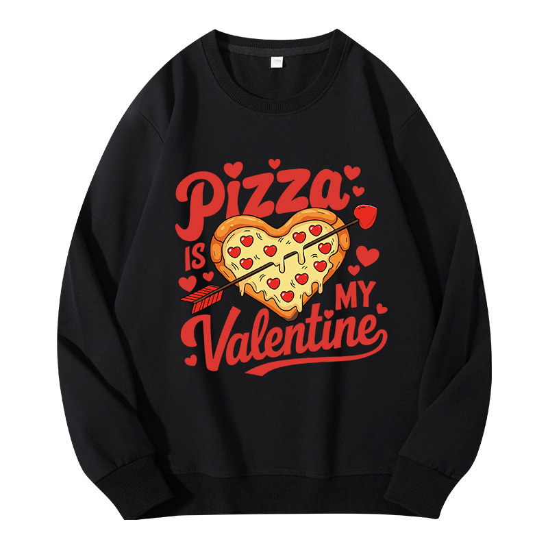 Tokyocanvas Pizza Is My Valentine Classic Sweatshirt