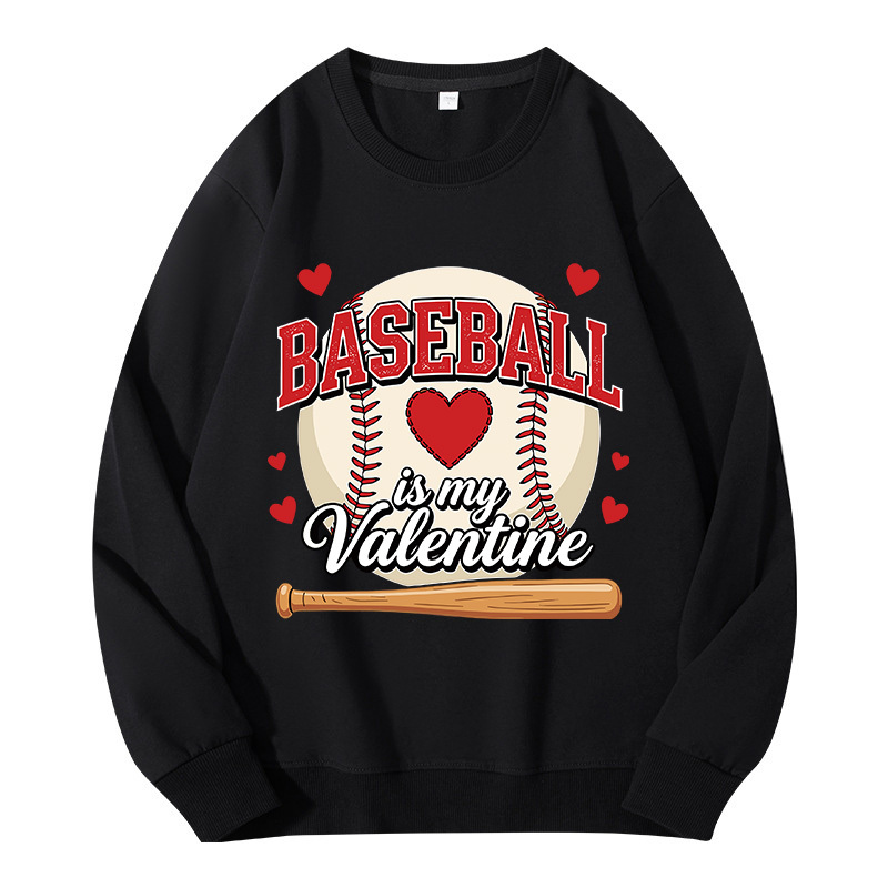 Tokyocanvas Baseball Is My Valentine Classic Sweatshirt