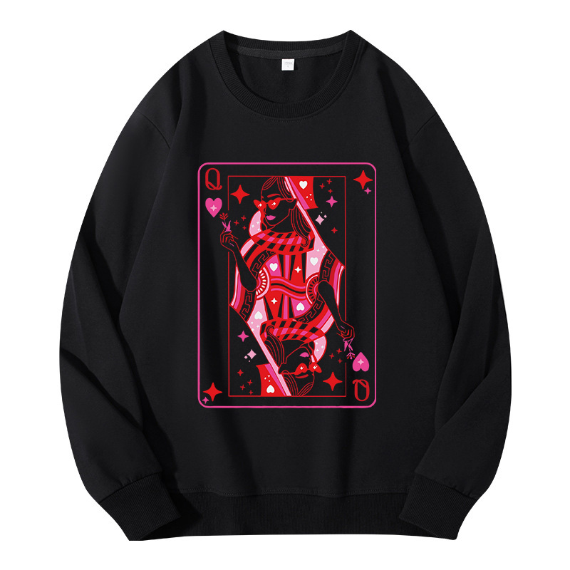 Tokyocanvas Queen of Hearts Valentine Classic Sweatshirt