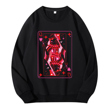 Tokyocanvas Queen of Hearts Valentine Classic Sweatshirt
