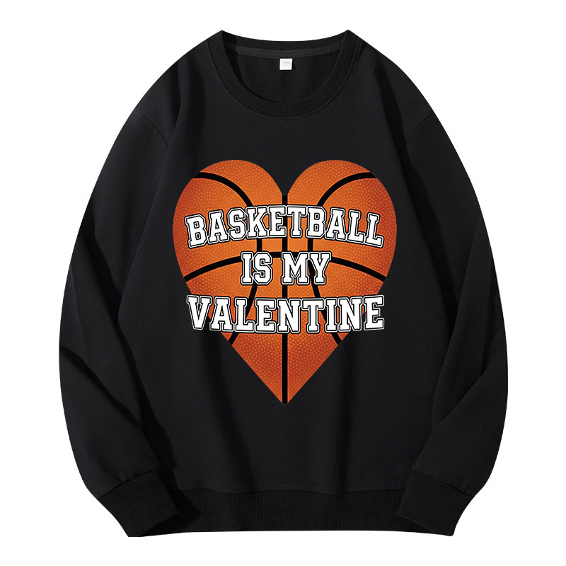 Tokyocanvas Heart Basketball Valentine Classic Sweatshirt
