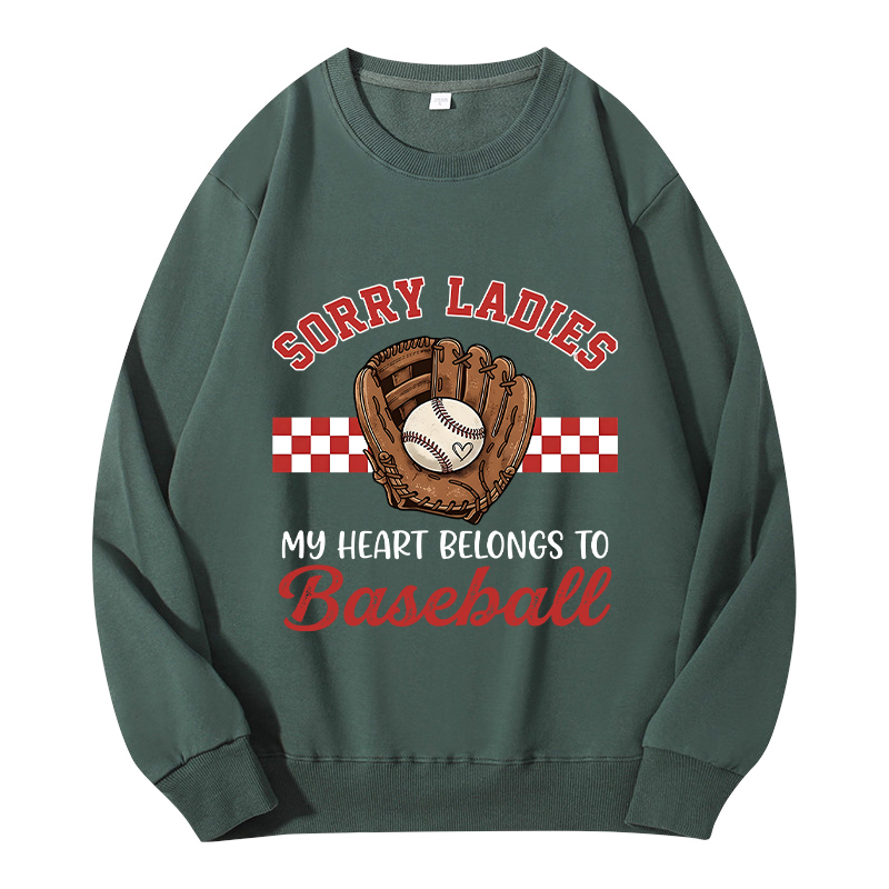 Tokyocanvas Funny Baseball Valentine Classic Sweatshirt