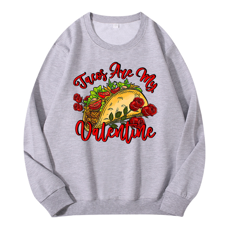 Tokyocanvas Tacos Are My Valentine Classic Sweatshirt