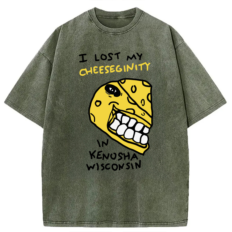 Tokyocanvas I Lost My Cheeseginity Washed T-Shirt