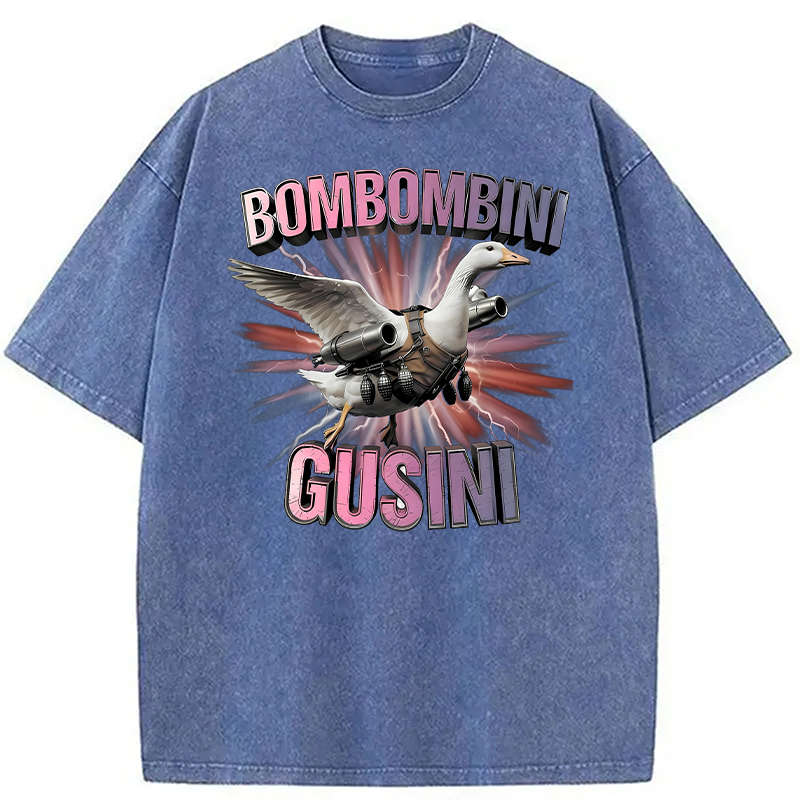 Tokyocanvas Bomb Bomb Bombini Gusini Washed T-Shirt