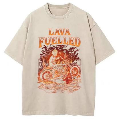 Tokyocanvas Lava Fuelled Washed T-Shirt