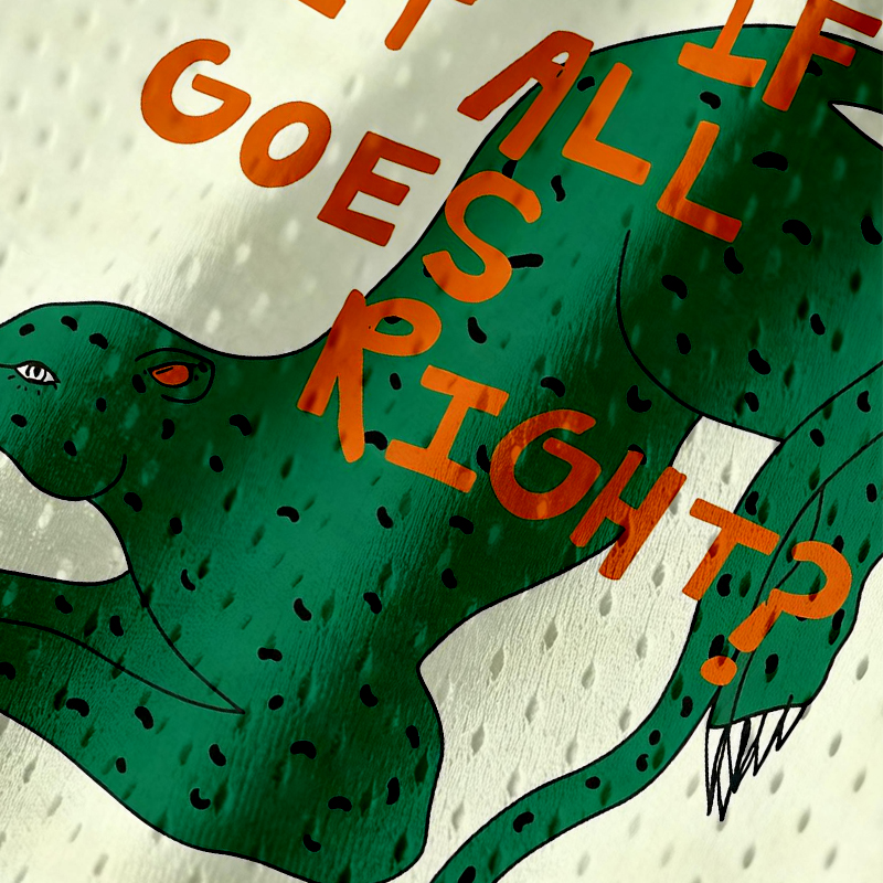 Tokyocanvas What If It's All Right Leopard Jersey Tank