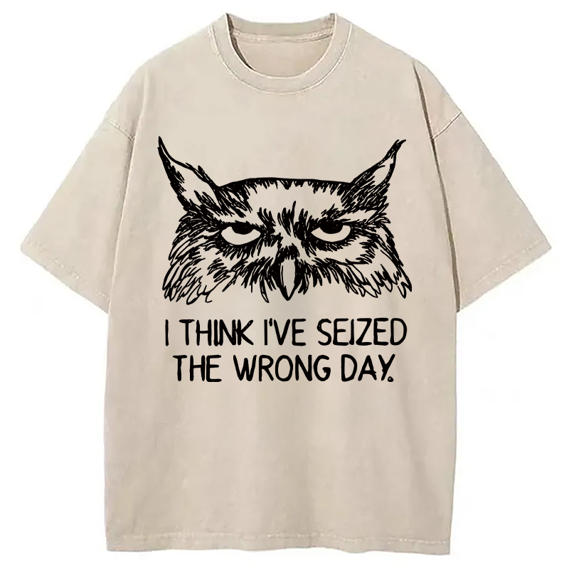 Tokyocanvas I Think I've Seized The Wrong Day Washed T-Shirt