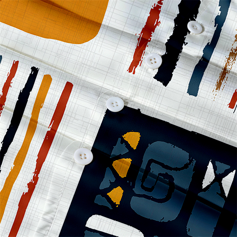 Tokyocanvas Tribal Earth Blocks Hawaiian Shirt