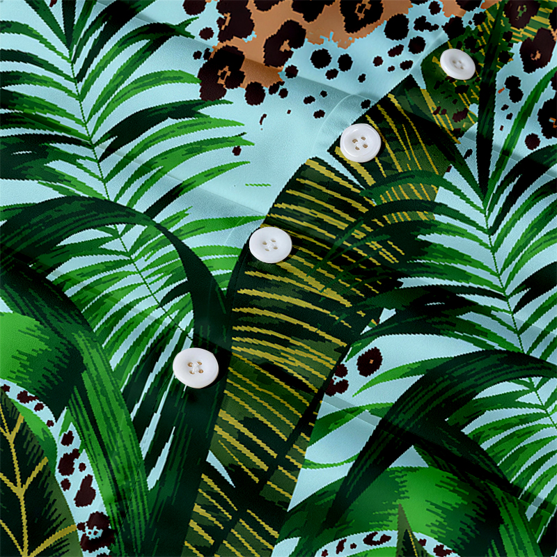 Tokyocanvas Wild Paradise Hawaiian Shirt