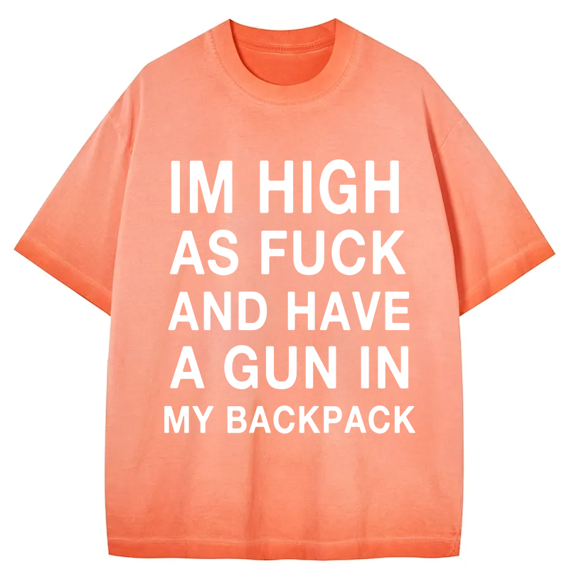 Tokyocanvas Im High Gradient Washed T-Shirt