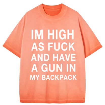 Tokyocanvas Im High Gradient Washed T-Shirt