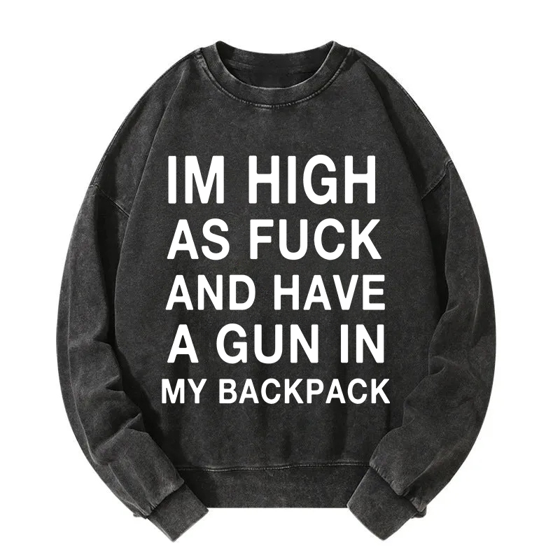 Tokyocanvas Im High Washed Sweatshirt