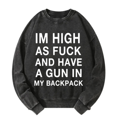 Tokyocanvas Im High Washed Sweatshirt