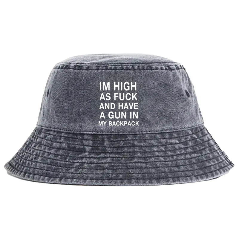 Tokyocanvas Im High Washed Bucket Hat