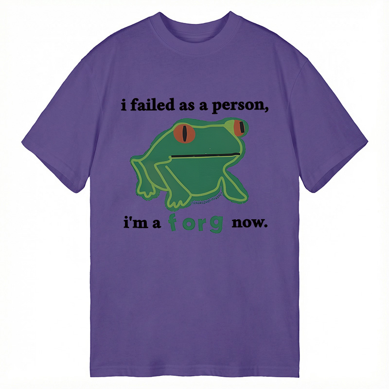 Tokyocanvas I Failed As A Person Funny Frog Meme Classic T-Shirt