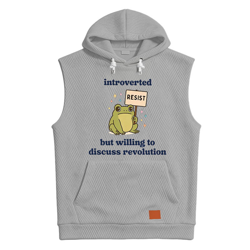 Tokyocanvas Introverted Resistance Frog Hooded Tank