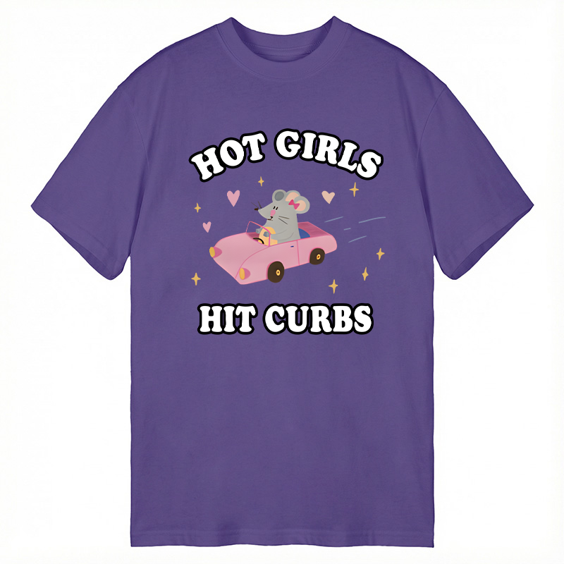 Tokyocanvas Hot Girls Hit Curbs Classic T-Shirt