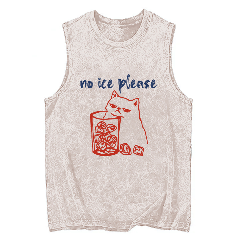 Tokyocanvas No Ice with Cat Washed Tank