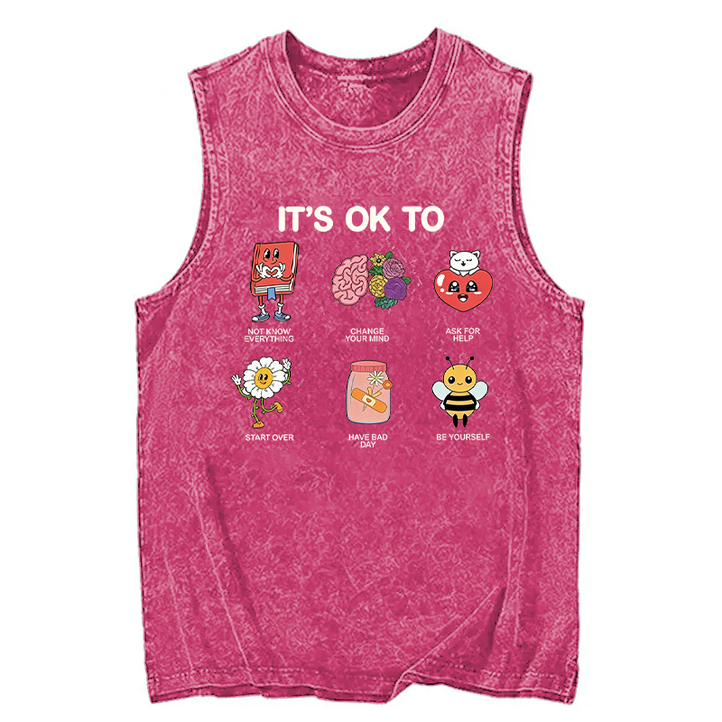 Tokyocanvas It's OK To Washed Tank