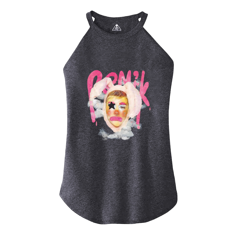 Tokyocanvas Pink Funny Girls Cotton Tank