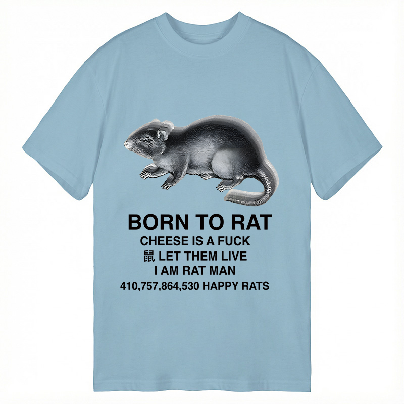 Tokyocanvas Born To Rat Meme Classic T-Shirt