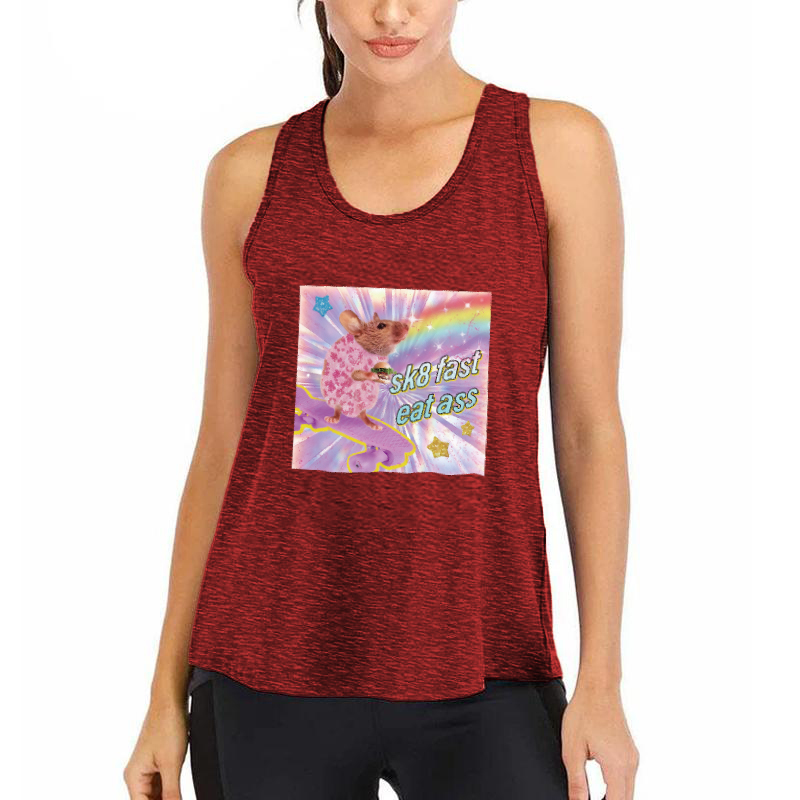 Tokyocanvas Fast Eat Ass Fitness Tank