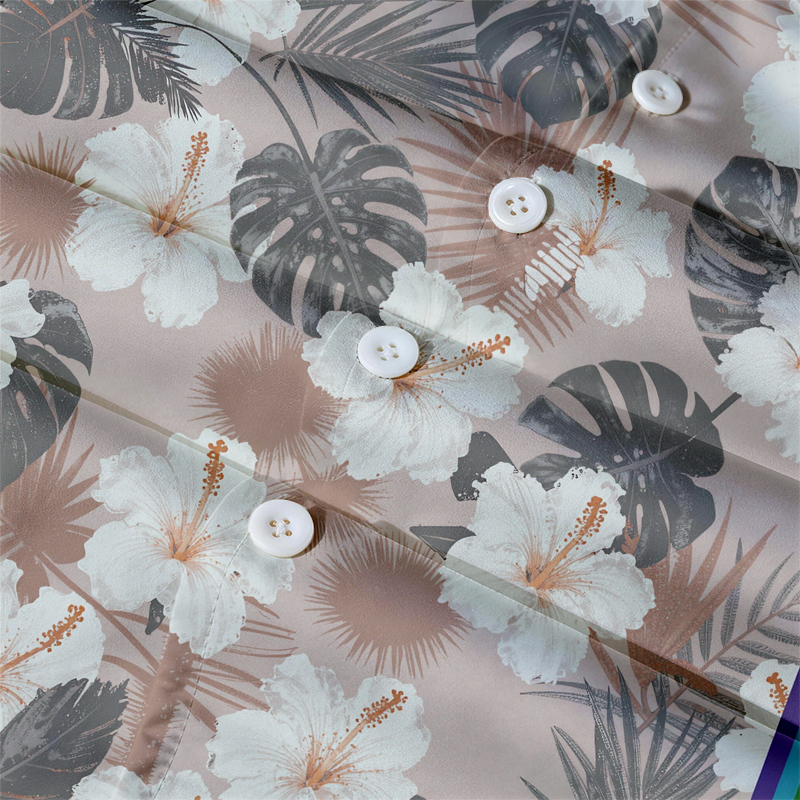 Tokyocanvas Rainbow Blooms Chic Floral Hawaiian Shirt
