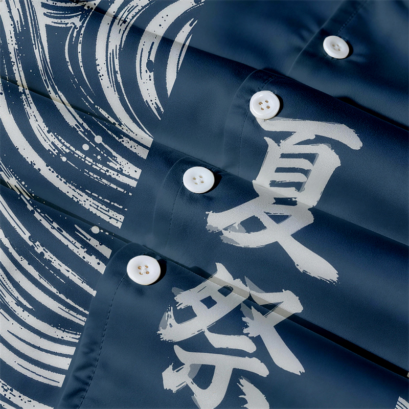 Tokyocanvas Japanese Summer Fest Hawaiian Shirt