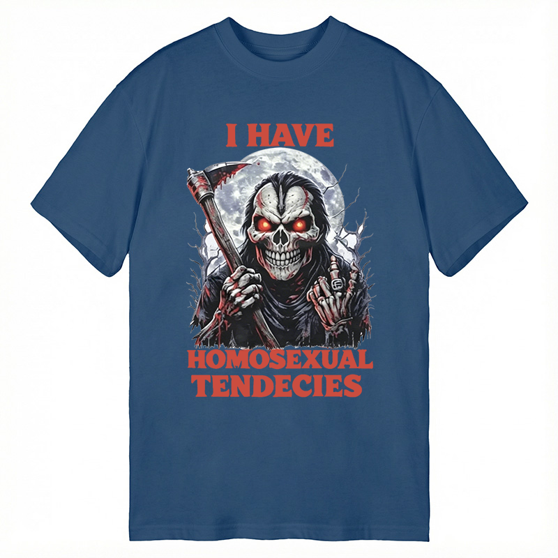 Tokyocanvas I Have Homosexual Tendencies Funny Werewolf Meme Classic T-Shirt