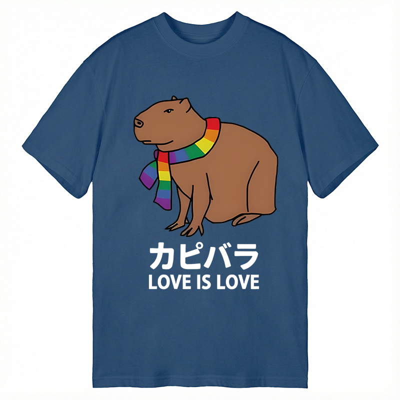 Tokyocanvas Capybara With Love Classic T-Shirt