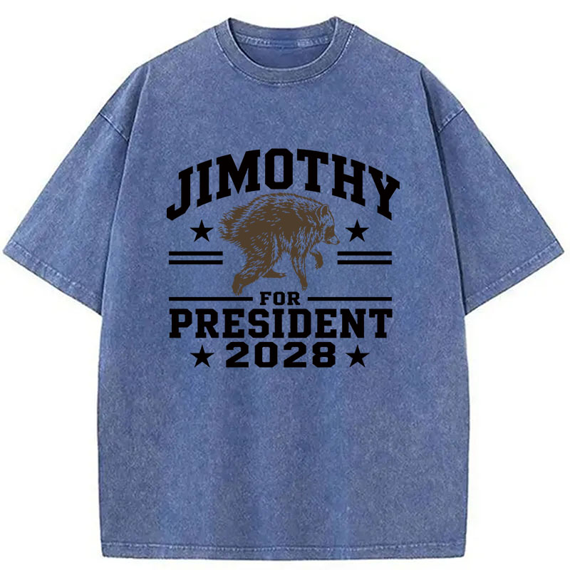 Tokyocanvas Jimothy for President Washed T-Shirt
