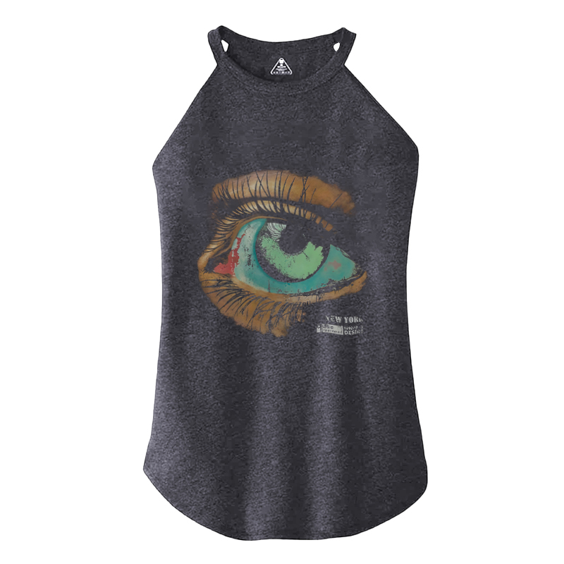 Tokyocanvas Vintage Fashion Eye Cotton Tank