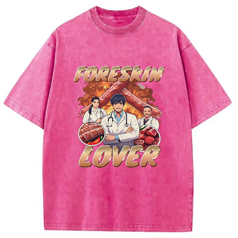 Tokyocanvas Foreskin Lover Washed T-Shirt