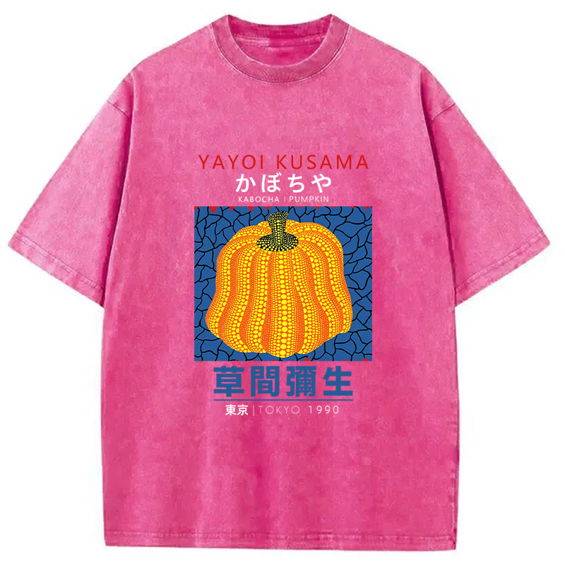 Tokyocanvas Art Pumpkin TOKYO 1900 Vintage Washed T-Shirt