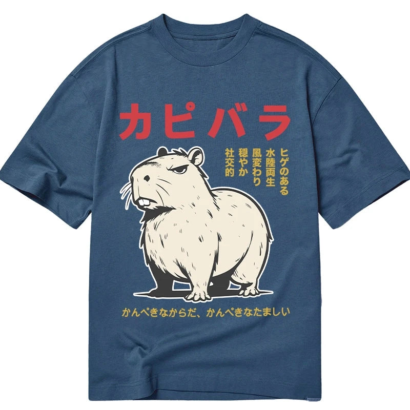 Tokyocanvas Angry Capybara Japan Classic T-Shirt