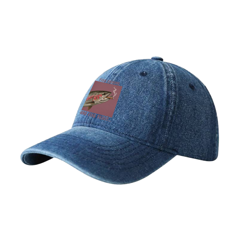 Tokyocanvas Smoking Trout Denim Cap