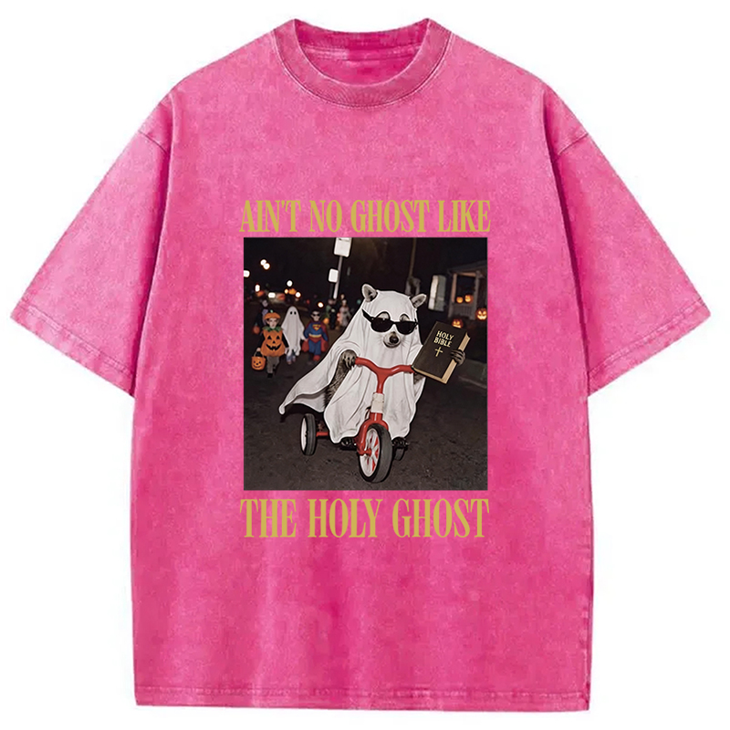 Tokyocanvas Holy Ghost Shirt Fall Christian Apparel Washed T-Shirt