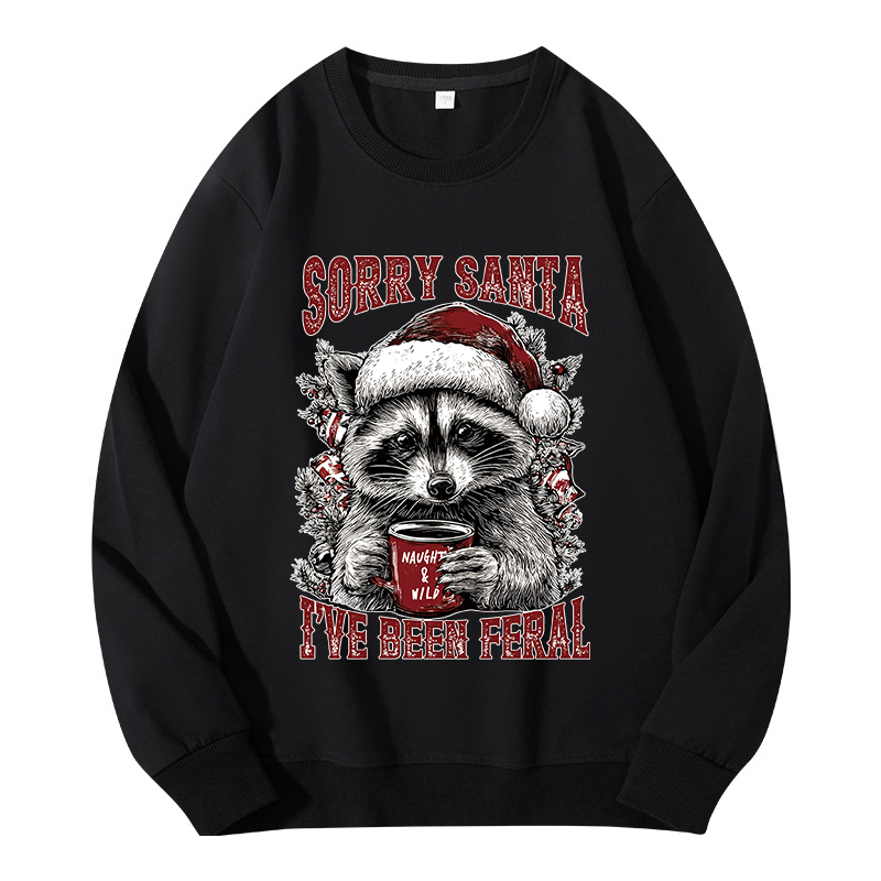 Tokyocanvas Sorry Santa I've Been Feral Classic Sweatshirt