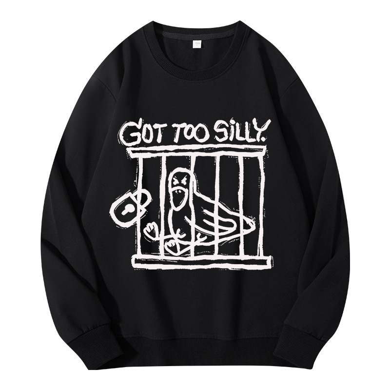 Tokyocanvas Lock Up A Stupid Goose Classic Sweatshirt