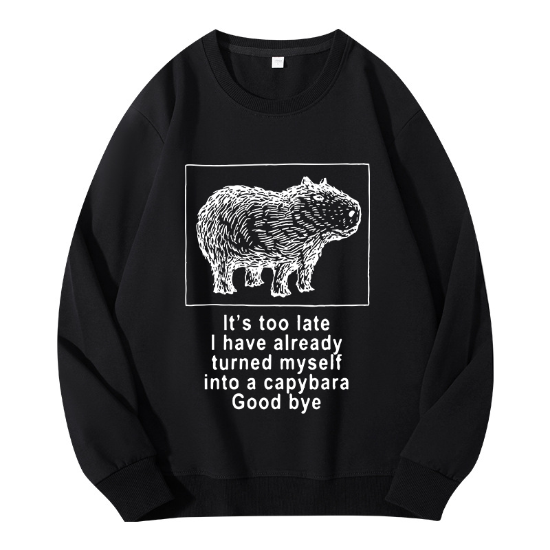 Tokyocanvas I Have Turned Myself Into A Capybara Classic Sweatshirt