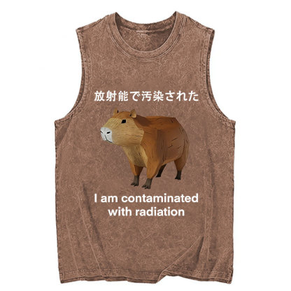 Tokyocanvas Capybara Contaminated By Radiation Washed Tank